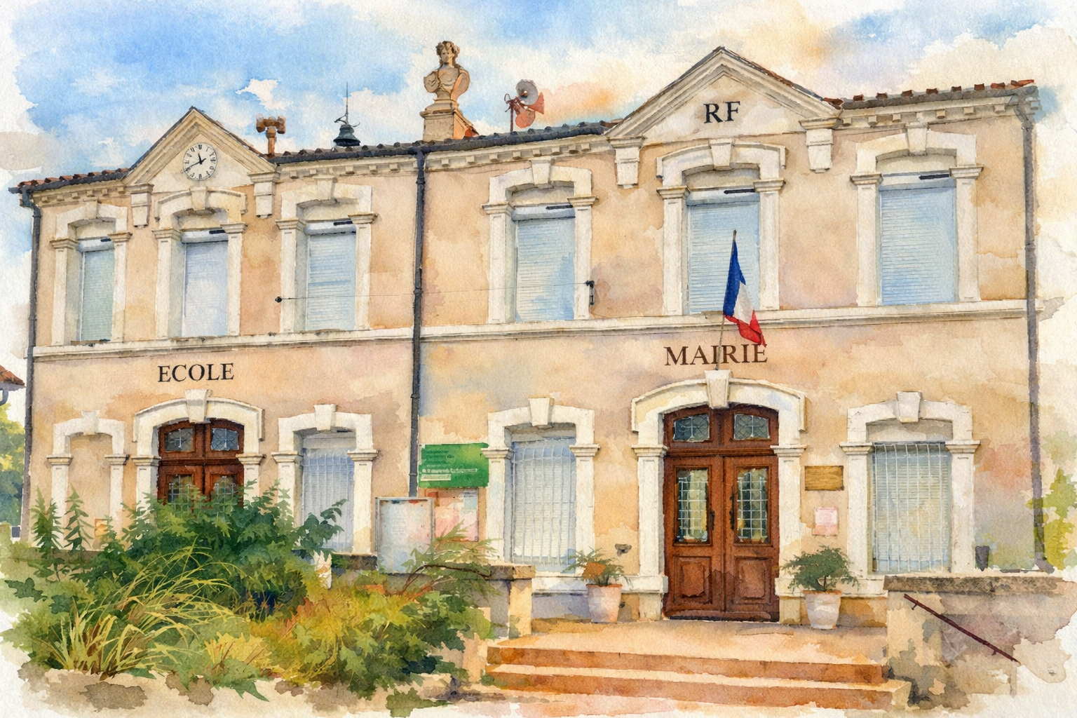 Mairie de Villedaigne — ouvrir dans Google Maps